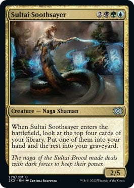 Image for Sultai Soothsayer (279) [Double Masters 2022] - Magic: The Gathering