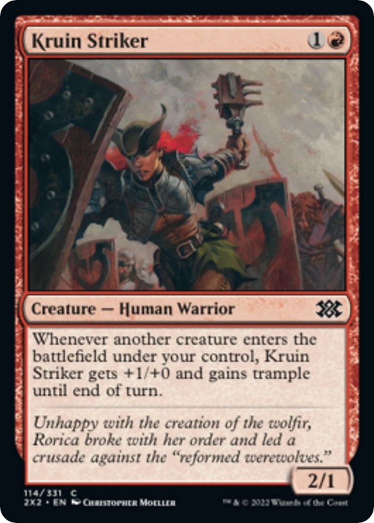 Image for Kruin Striker (114) [Double Masters 2022] - Magic: The Gathering