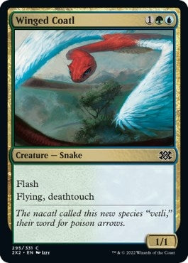 Image for Winged Coatl (295) [Double Masters 2022] - Magic: The Gathering