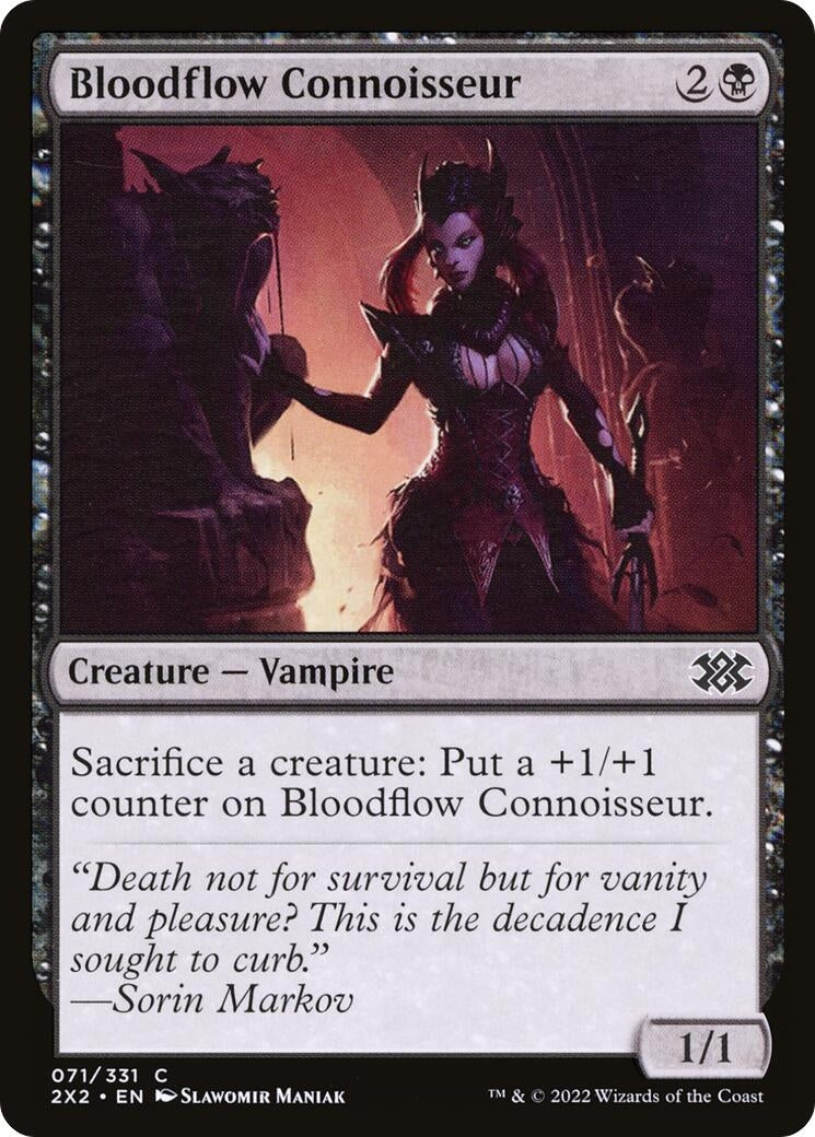 Image for Bloodflow Connoisseur (71) [Double Masters 2022] - Magic: The Gathering