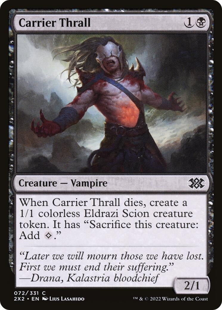 Image for Carrier Thrall (72) [Double Masters 2022] - Magic: The Gathering