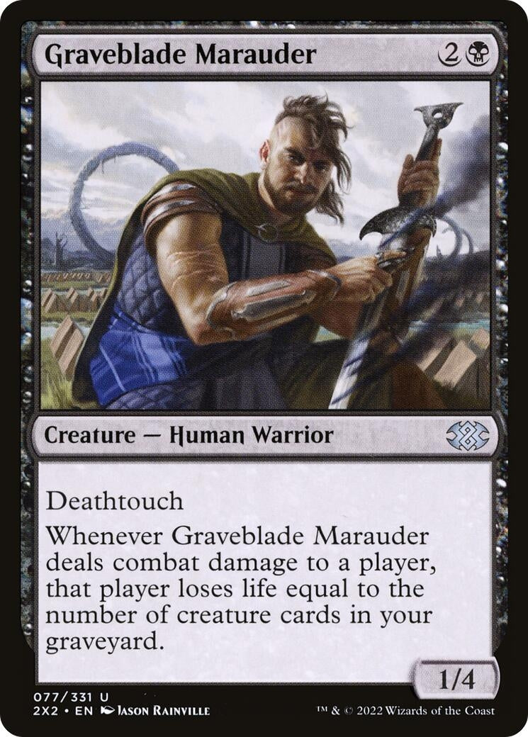 Image for Graveblade Marauder (77) [Double Masters 2022] - Magic: The Gathering