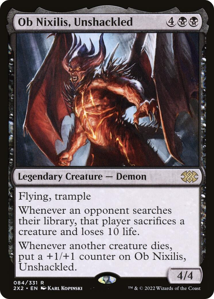 Image for Ob Nixilis, Unshackled (84) [Double Masters 2022] - Magic: The Gathering