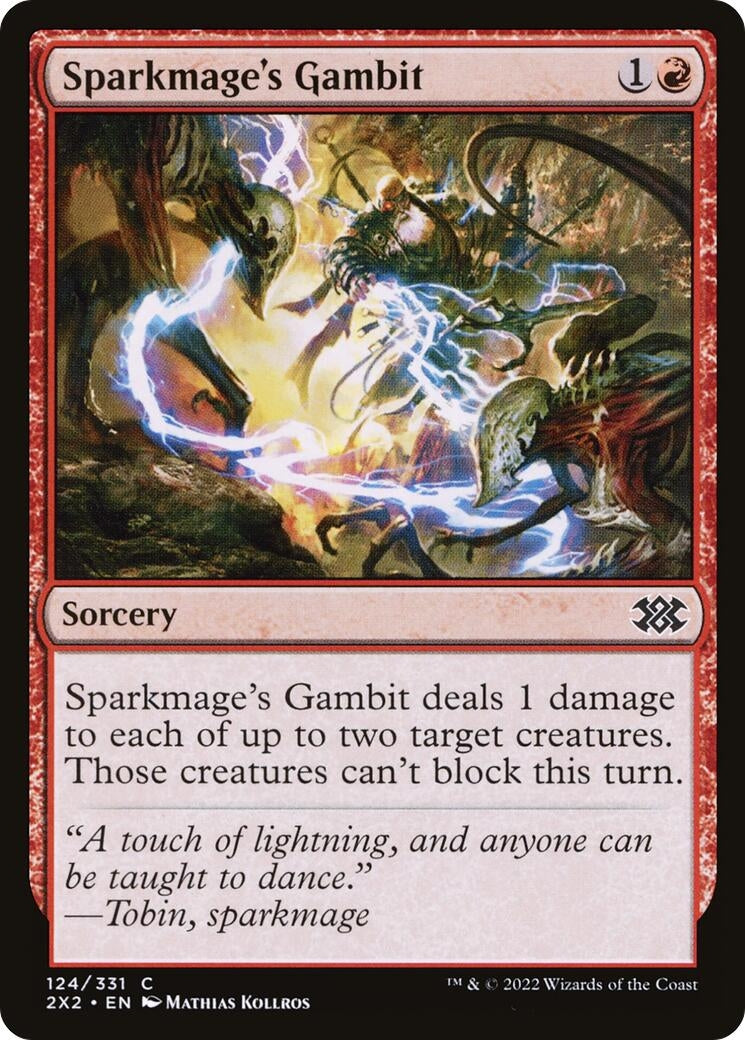 Image for Sparkmage's Gambit (124) [Double Masters 2022] - Magic: The Gathering