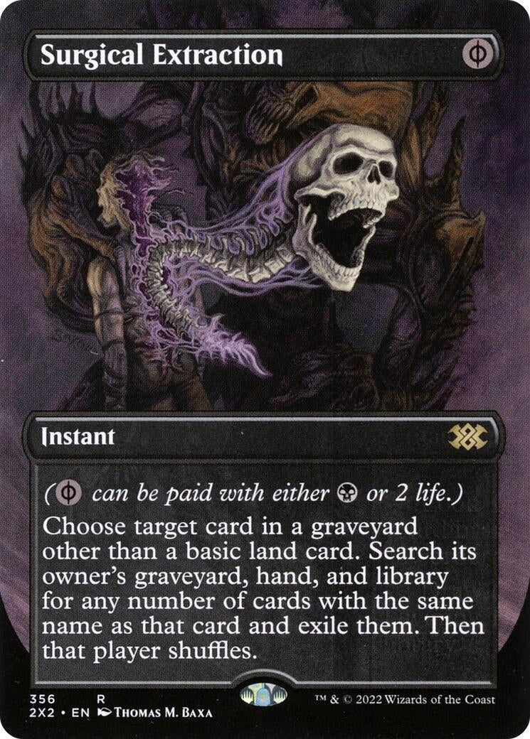 Image for Surgical Extraction (Borderless) (356) [Double Masters 2022] - Magic: The Gathering