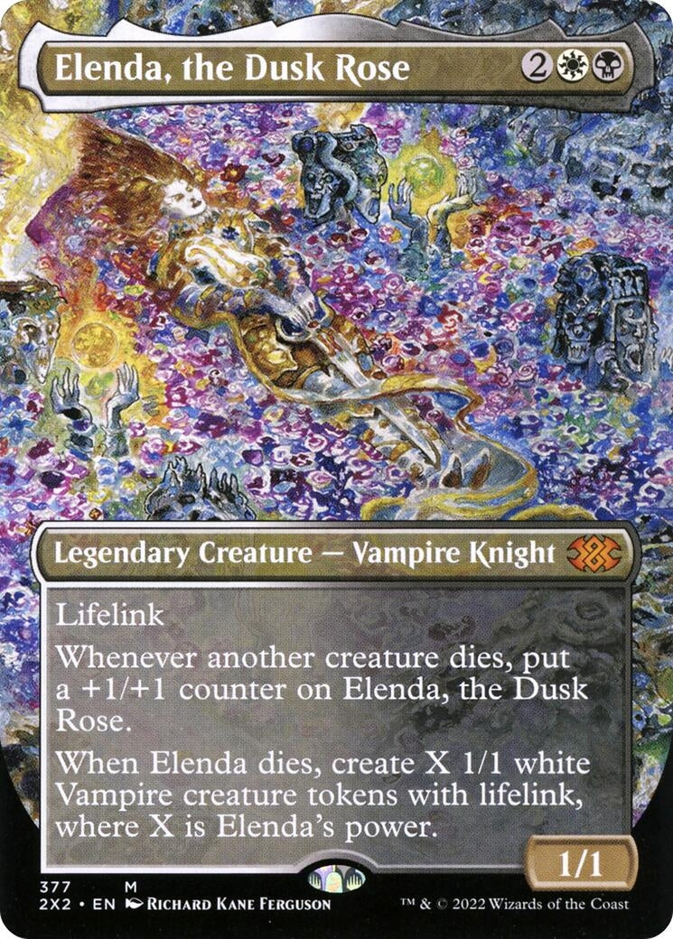 Image for Elenda, the Dusk Rose (Borderless) (377) [Double Masters 2022] - Magic: The Gathering
