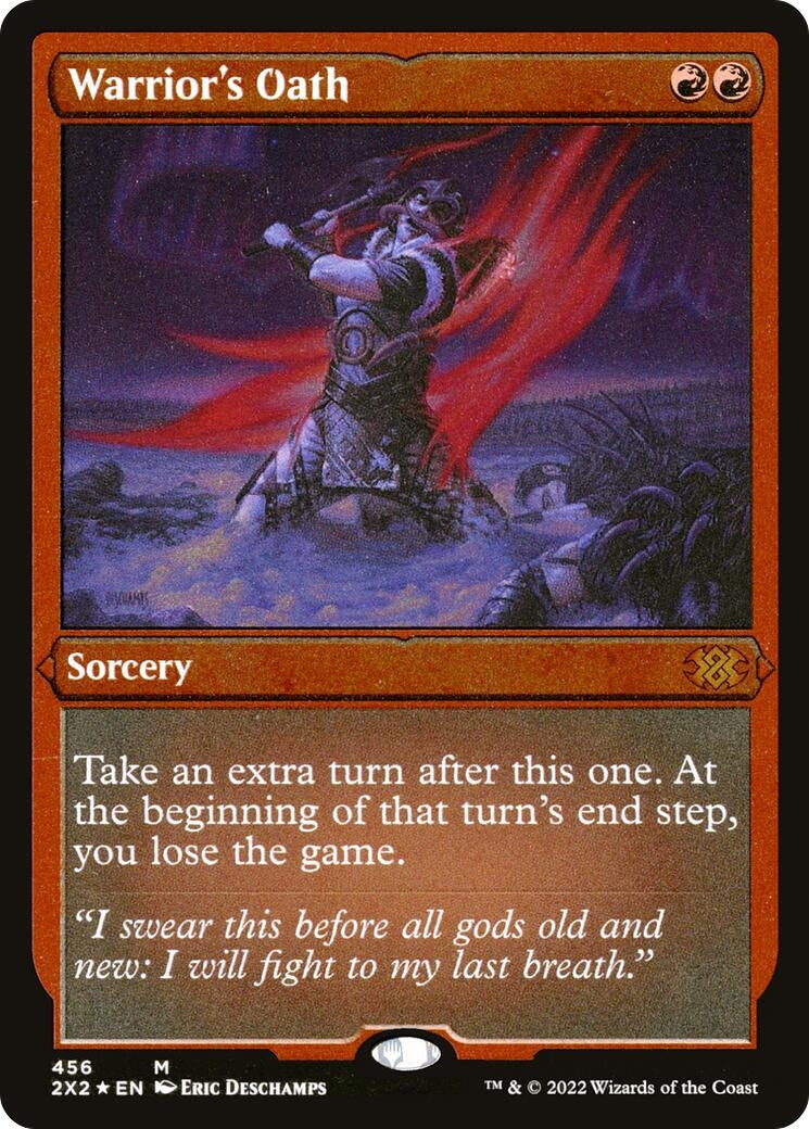 Image for Warrior's Oath (Foil Etched) (456) [Double Masters 2022] - Magic: The Gathering