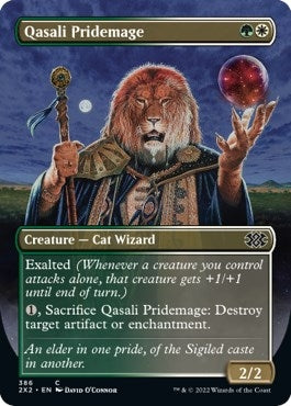 Image for Qasali Pridemage (Borderless) (386) [Double Masters 2022] - Magic: The Gathering