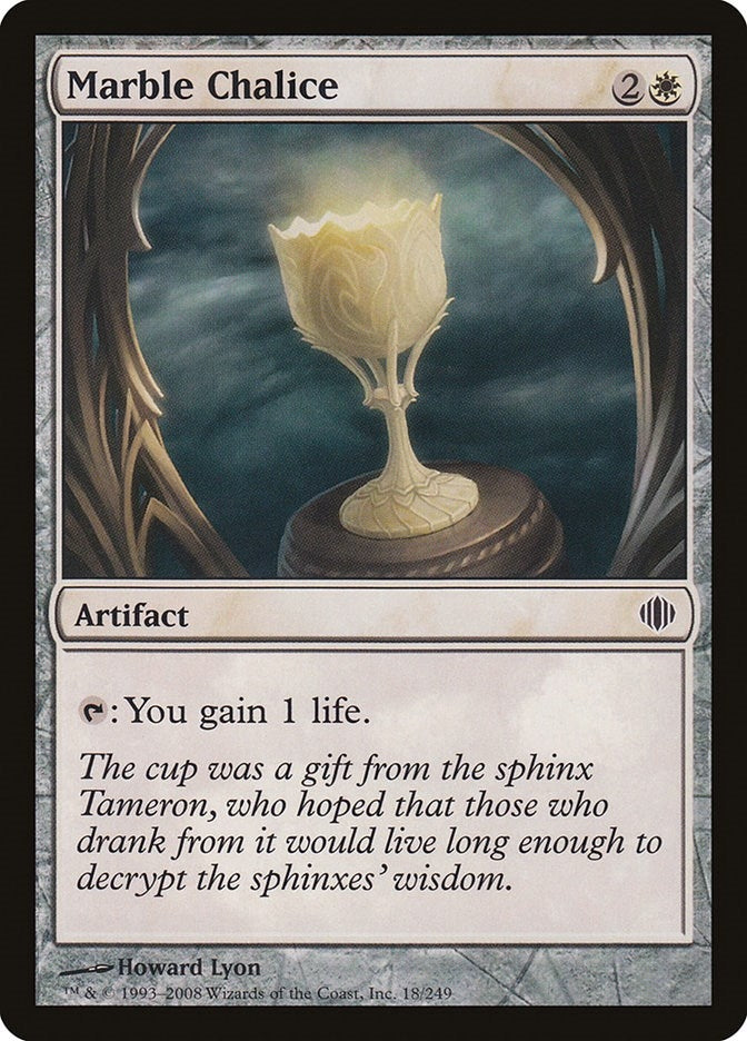Image for Marble Chalice (18) [Shards of Alara] - Magic: The Gathering