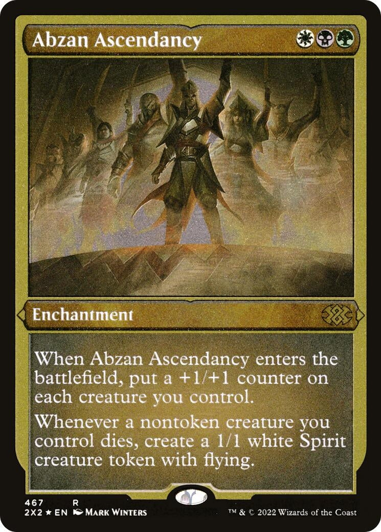 Image for Abzan Ascendancy (Foil Etched) (467) [Double Masters 2022] - Magic: The Gathering