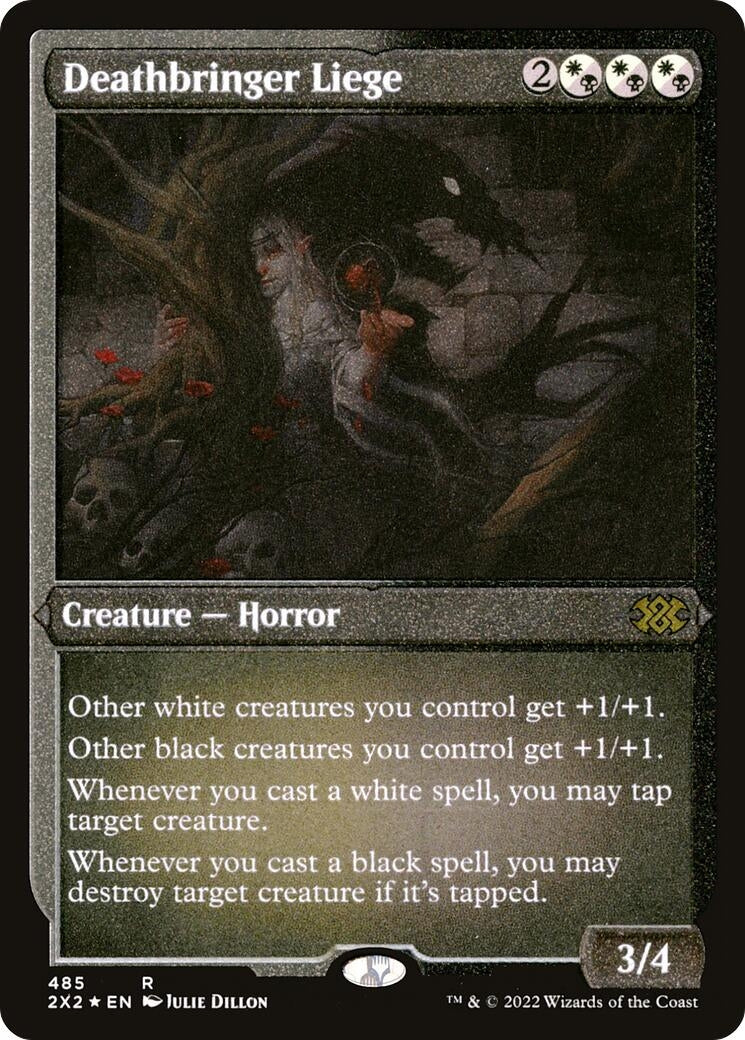 Image for Deathbringer Liege (Foil Etched) (485) [Double Masters 2022] - Magic: The Gathering