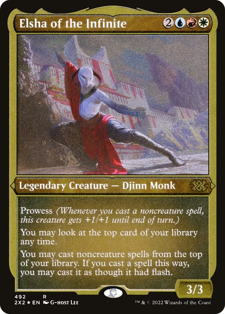 Image for Elsha of the Infinite (Foil Etched) (492) [Double Masters 2022] - Magic: The Gathering