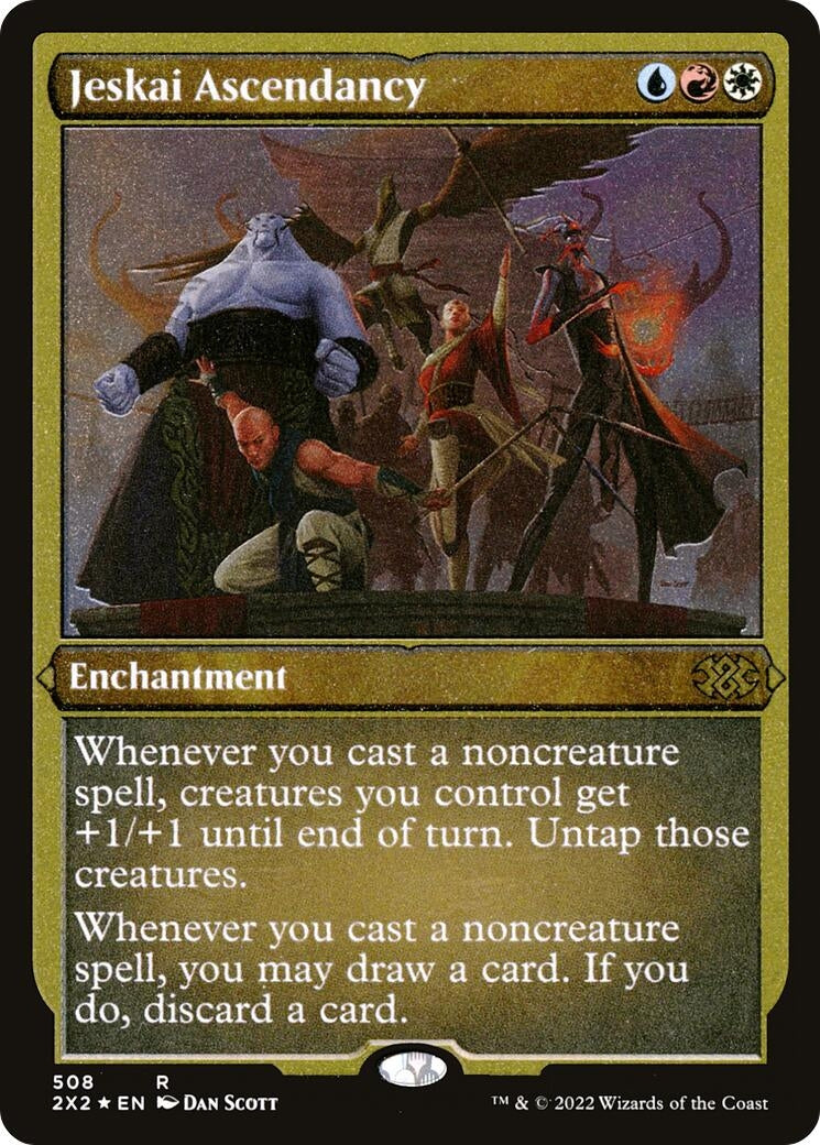 Image for Jeskai Ascendancy (Foil Etched) (508) [Double Masters 2022] - Magic: The Gathering
