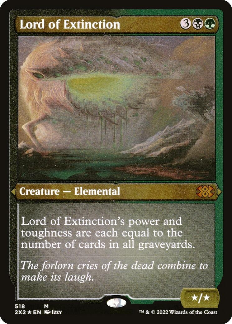 Image for Lord of Extinction (Foil Etched) (518) [Double Masters 2022] - Magic: The Gathering