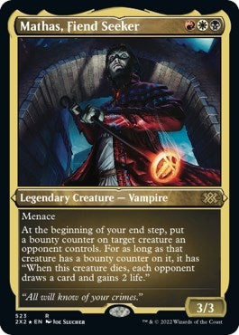 Image for Mathas, Fiend Seeker (Foil Etched) (523) [Double Masters 2022] - Magic: The Gathering