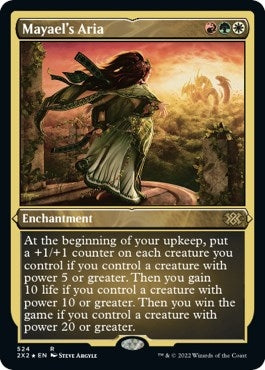 Image for Mayael's Aria (Foil Etched) (524) [Double Masters 2022] - Magic: The Gathering