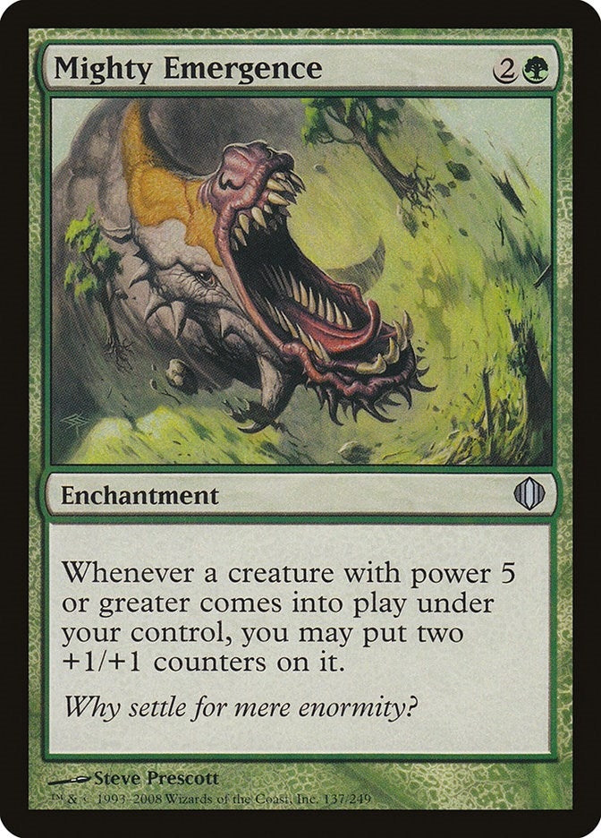 Image for Mighty Emergence (137) [Shards of Alara] - Magic: The Gathering