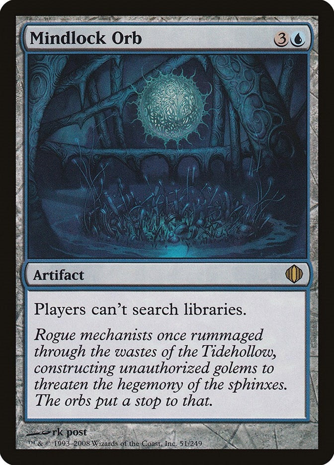 Image for Mindlock Orb (51) [Shards of Alara] - Magic: The Gathering