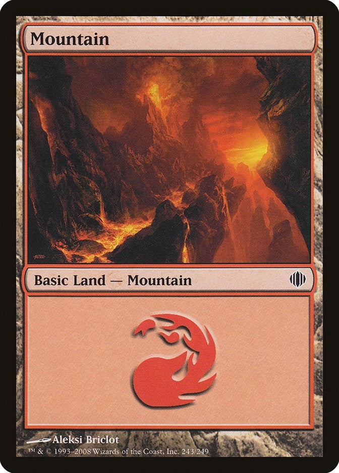 Image for Mountain (243) (243) [Shards of Alara] - Magic: The Gathering