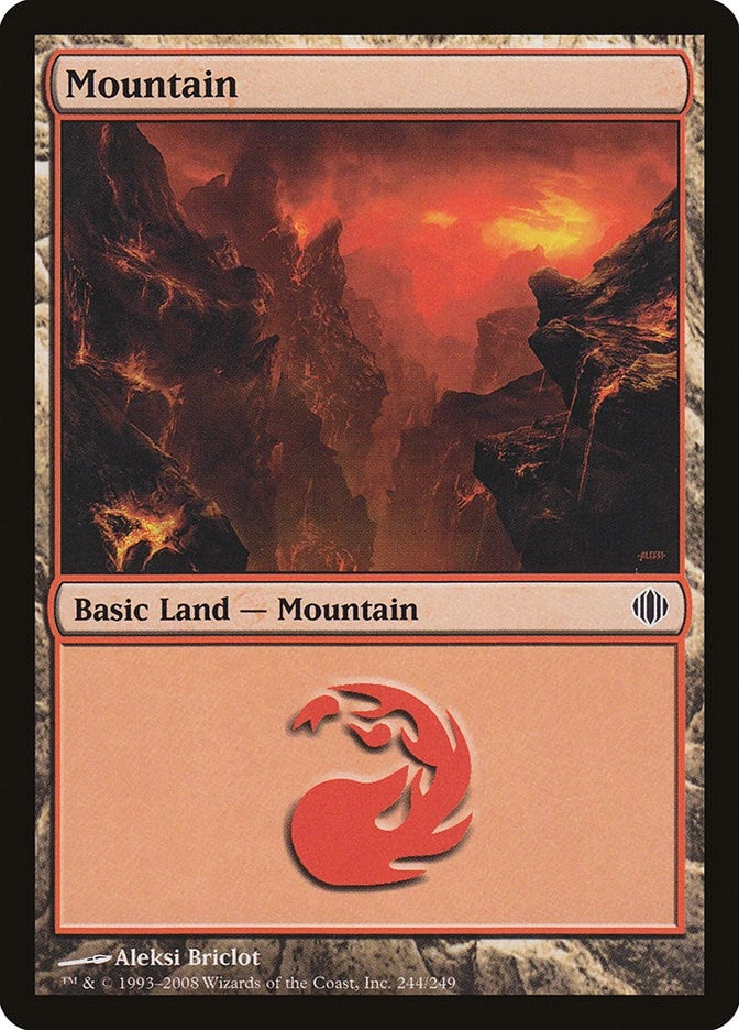 Image for Mountain (244) (244) [Shards of Alara] - Magic: The Gathering