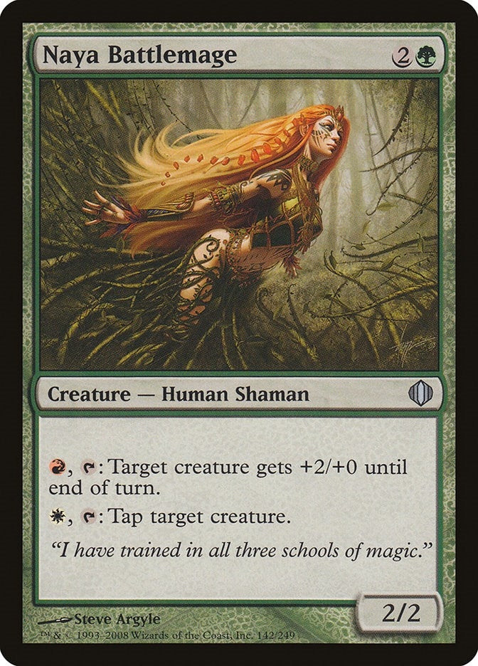 Image for Naya Battlemage (142) [Shards of Alara] - Magic: The Gathering