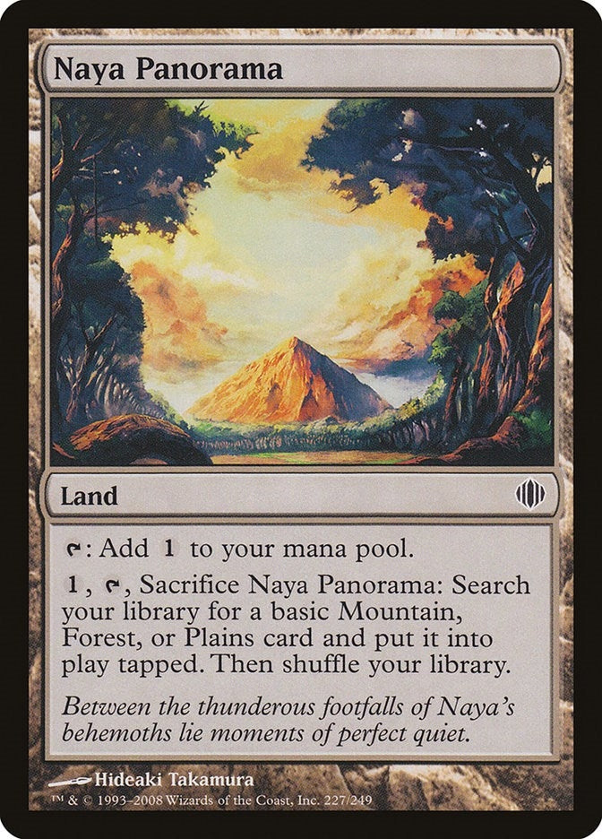 Image for Naya Panorama (227) [Shards of Alara] - Magic: The Gathering