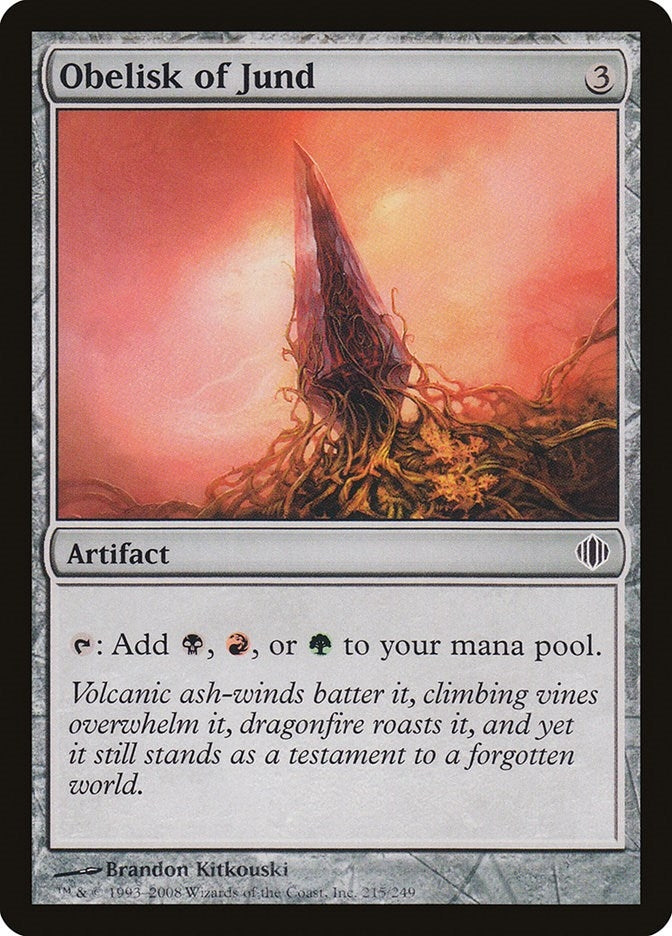Image for Obelisk of Jund (215) [Shards of Alara] - Magic: The Gathering