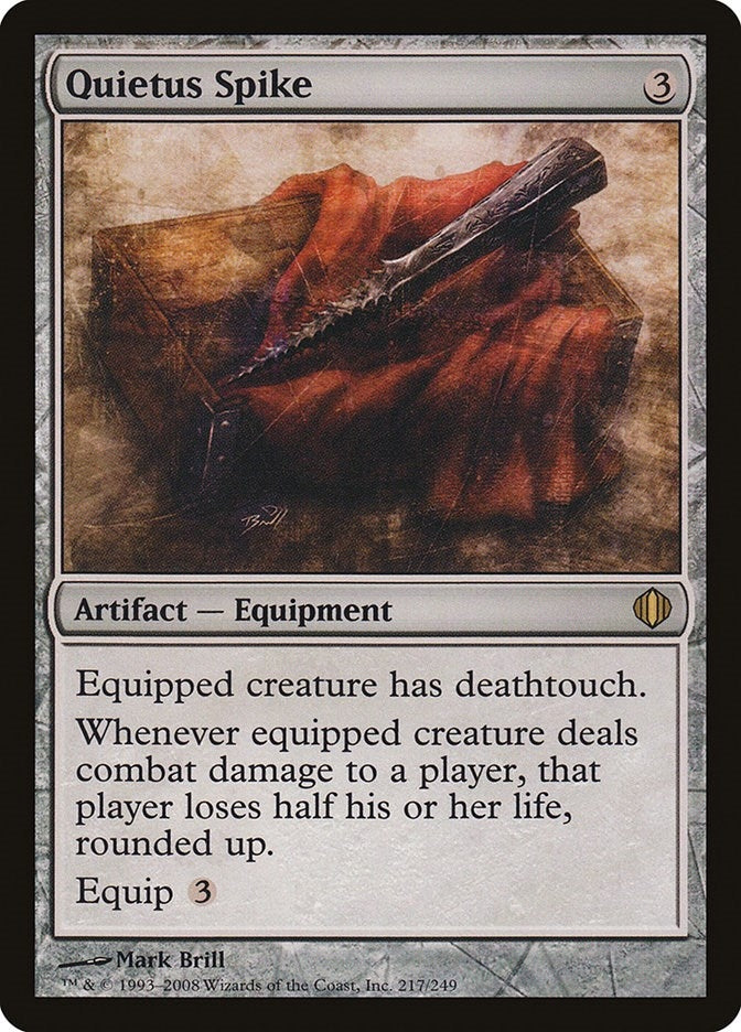Image for Quietus Spike (217) [Shards of Alara] - Magic: The Gathering