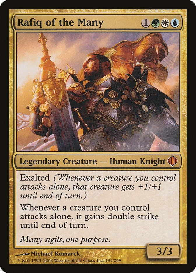 Image for Rafiq of the Many (185) [Shards of Alara] - Magic: The Gathering