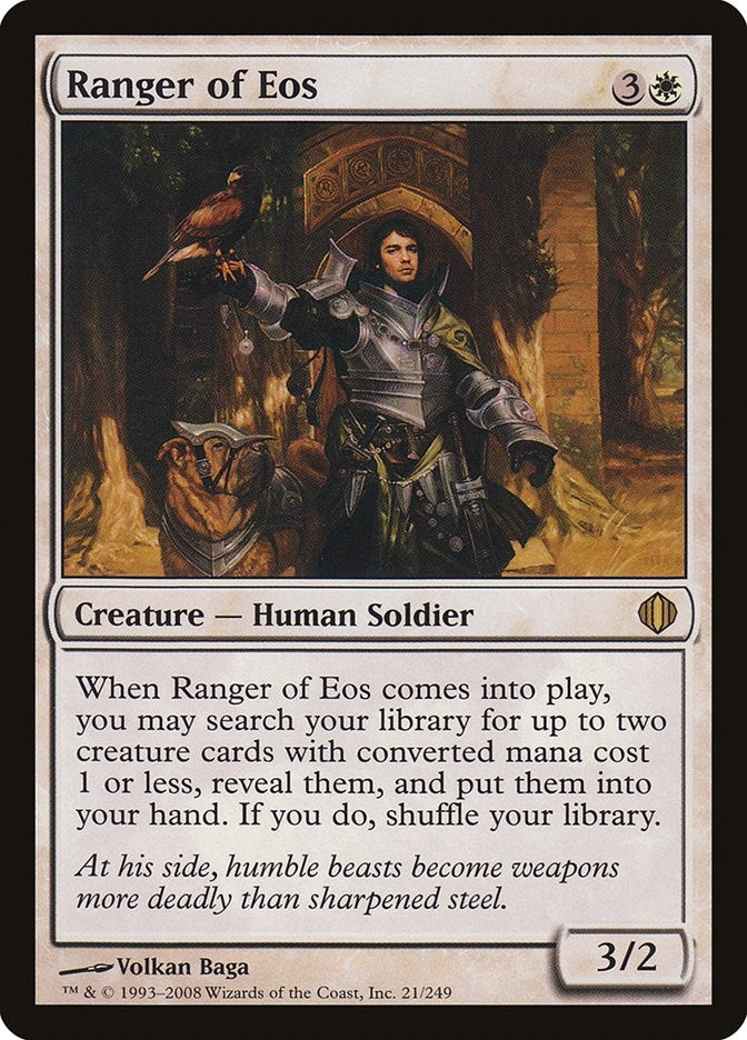Image for Ranger of Eos (21) [Shards of Alara] - Magic: The Gathering