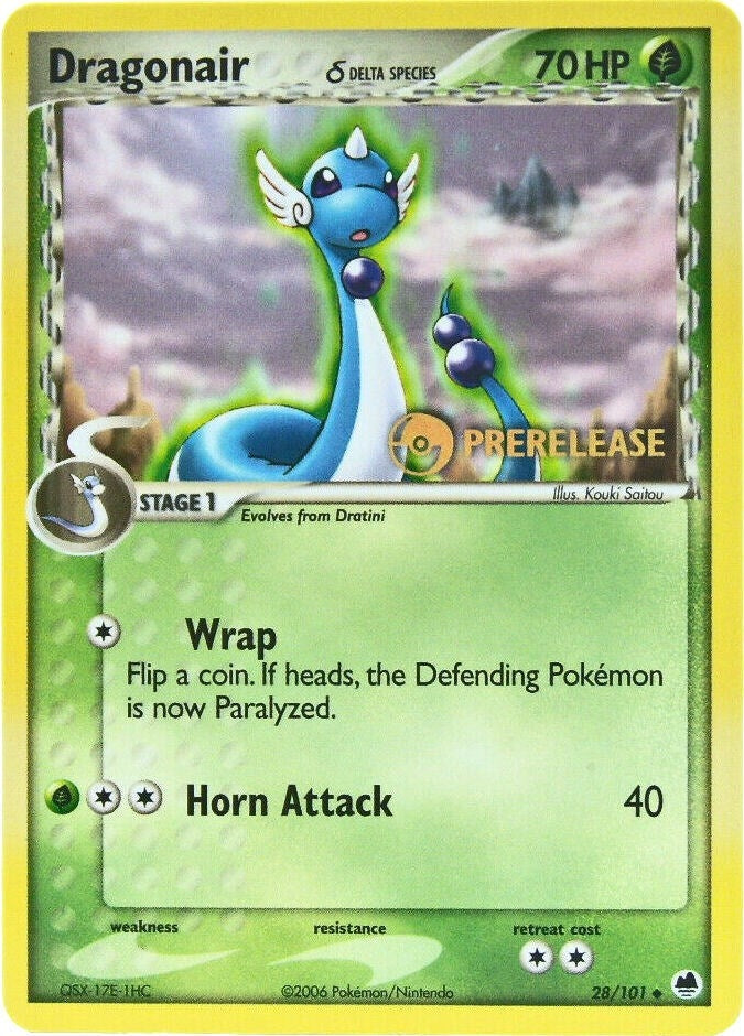 Image for Dragonair (Delta Species) - 28/101 (Prerelease) (28/101) [Nintendo Promos] - Pokemon