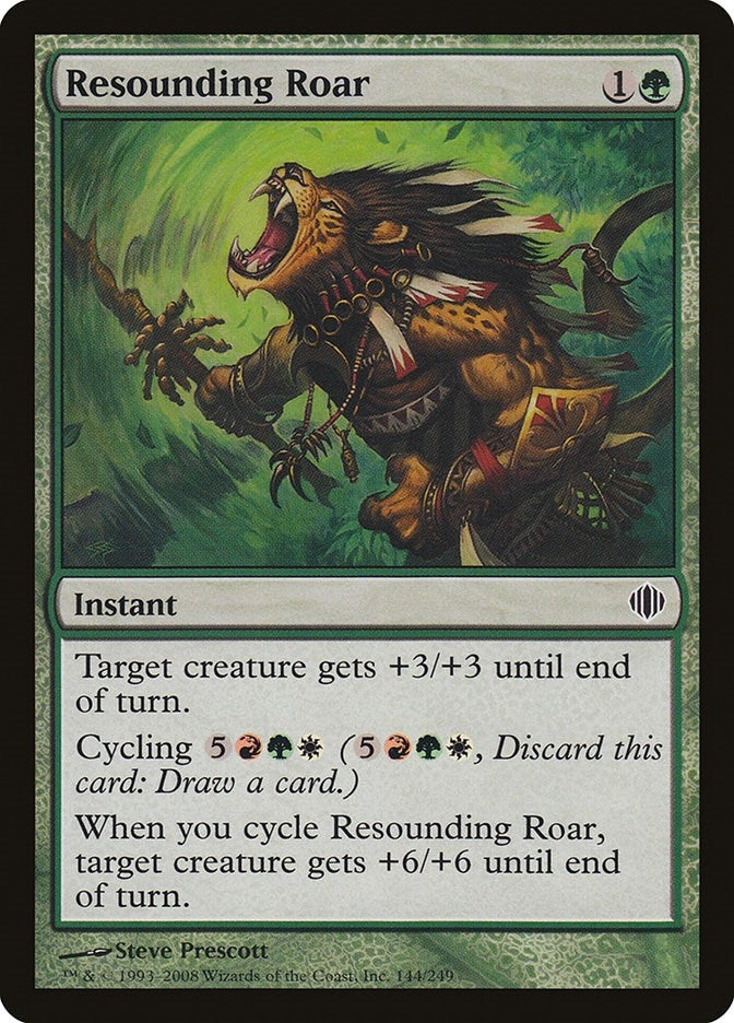 Image for Resounding Roar (144) [Shards of Alara] - Magic: The Gathering