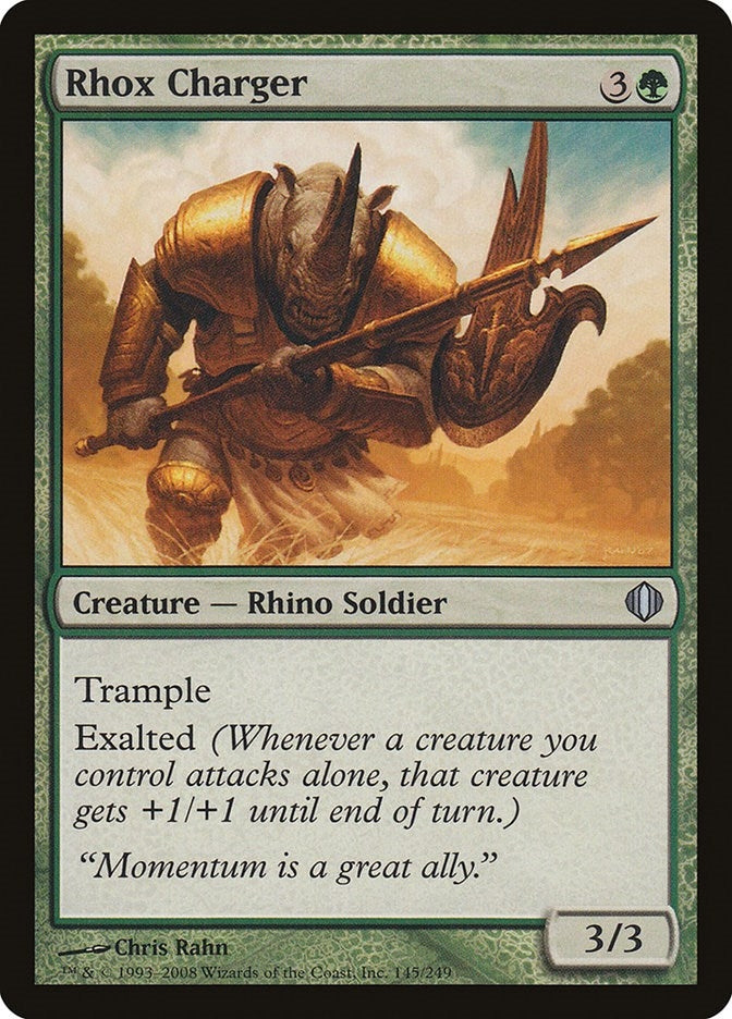 Image for Rhox Charger (145) [Shards of Alara] - Magic: The Gathering