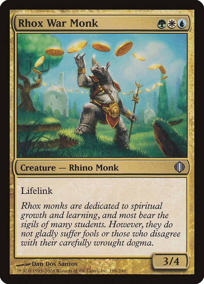 Image for Rhox War Monk (188) [Shards of Alara] - Magic: The Gathering