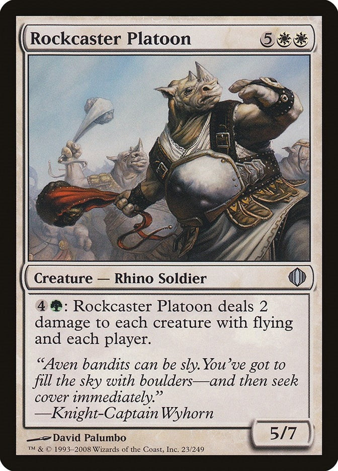 Image for Rockcaster Platoon (23) [Shards of Alara] - Magic: The Gathering