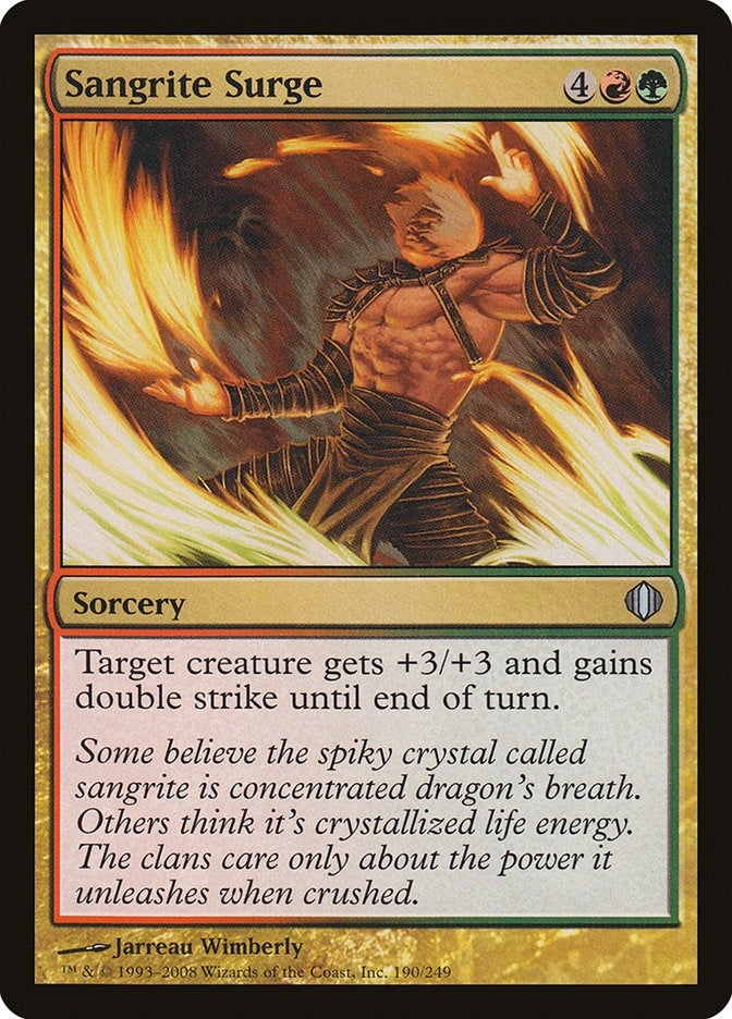 Image for Sangrite Surge (190) [Shards of Alara] - Magic: The Gathering