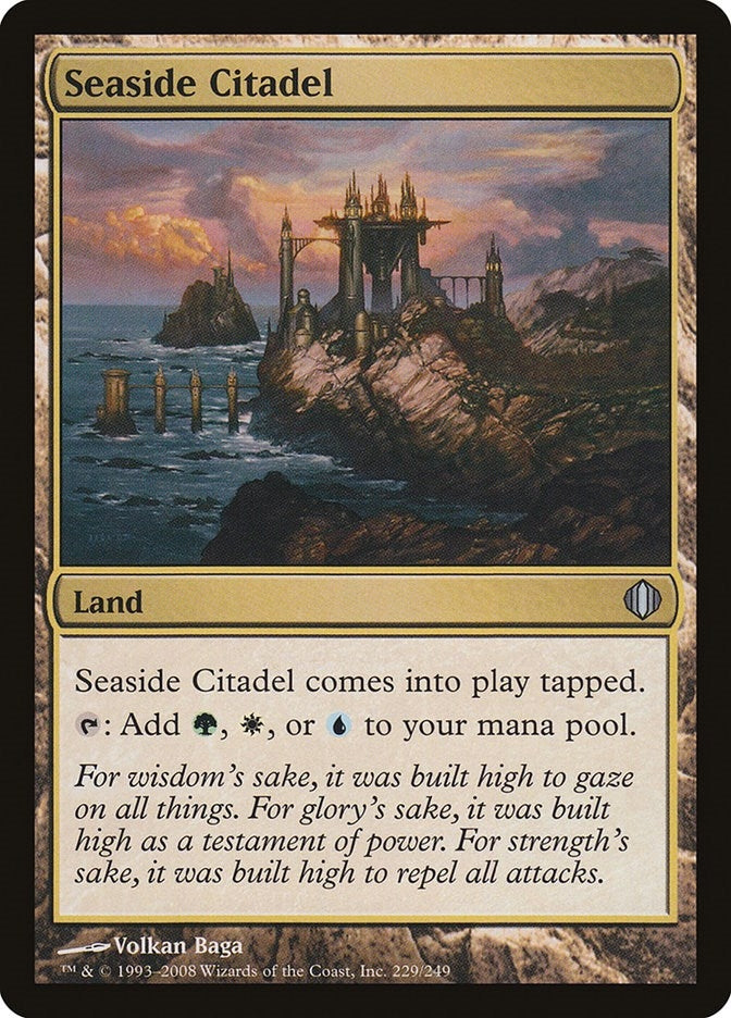 Image for Seaside Citadel (229) [Shards of Alara] - Magic: The Gathering
