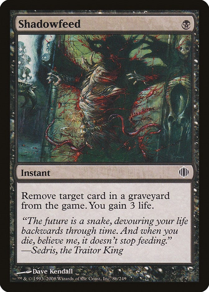 Image for Shadowfeed (86) [Shards of Alara] - Magic: The Gathering