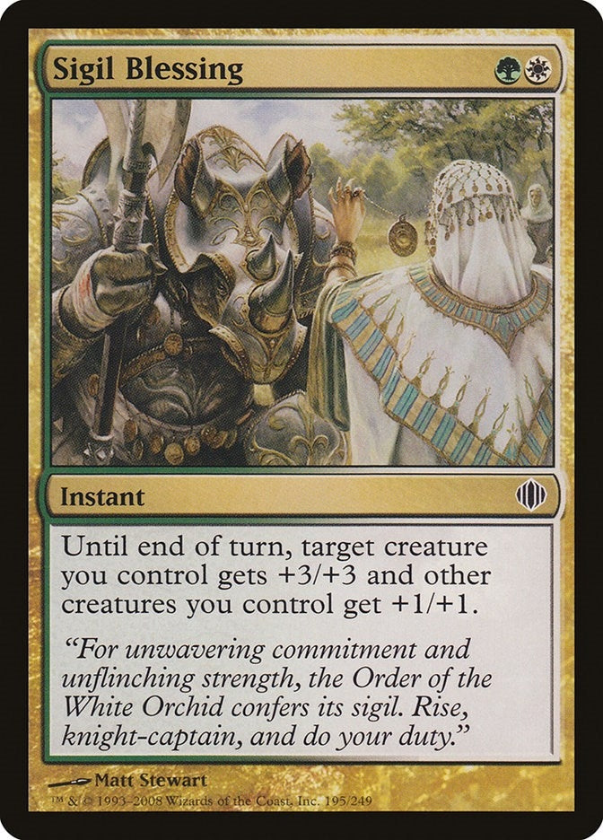 Image for Sigil Blessing (195) [Shards of Alara] - Magic: The Gathering