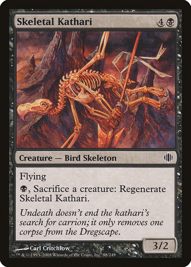 Image for Skeletal Kathari (88) [Shards of Alara] - Magic: The Gathering