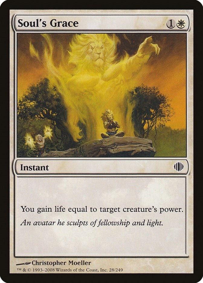 Image for Soul's Grace (28) [Shards of Alara] - Magic: The Gathering