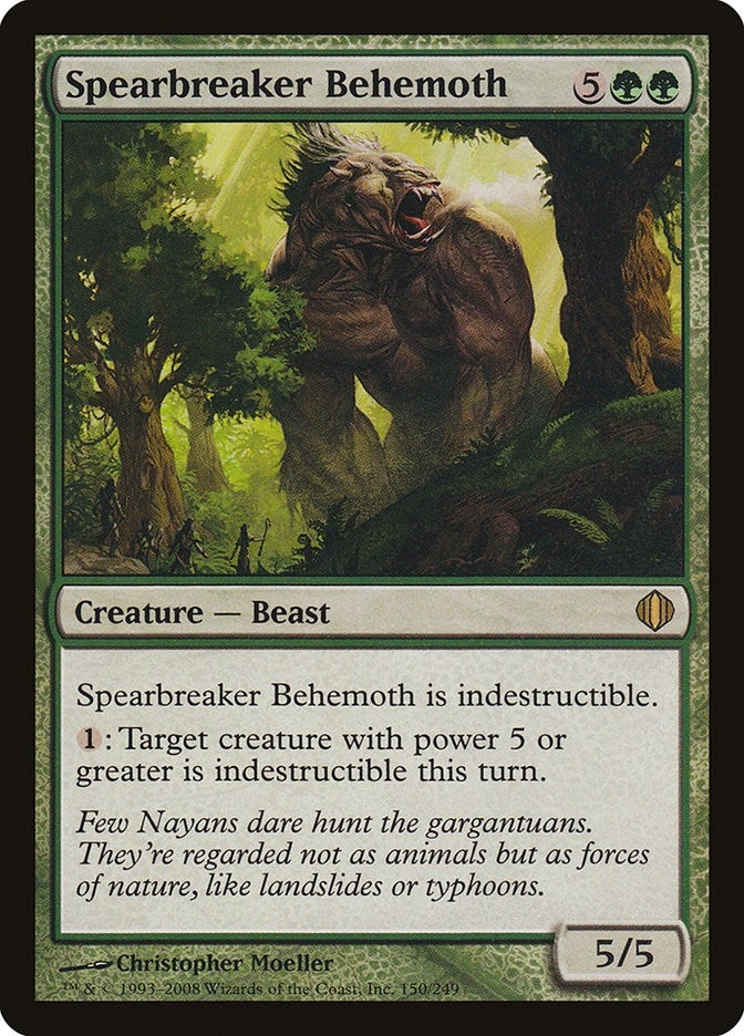 Image for Spearbreaker Behemoth (150) [Shards of Alara] - Magic: The Gathering
