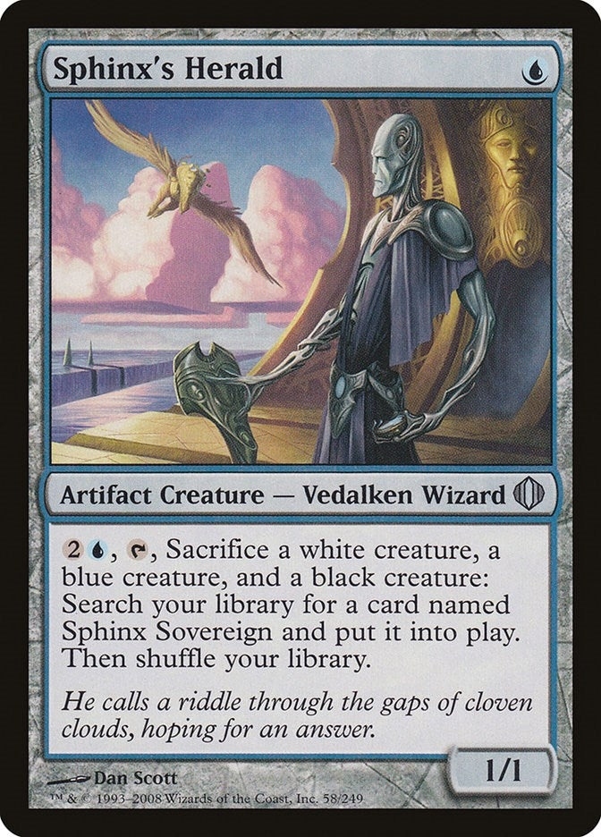 Image for Sphinx's Herald (58) [Shards of Alara] - Magic: The Gathering