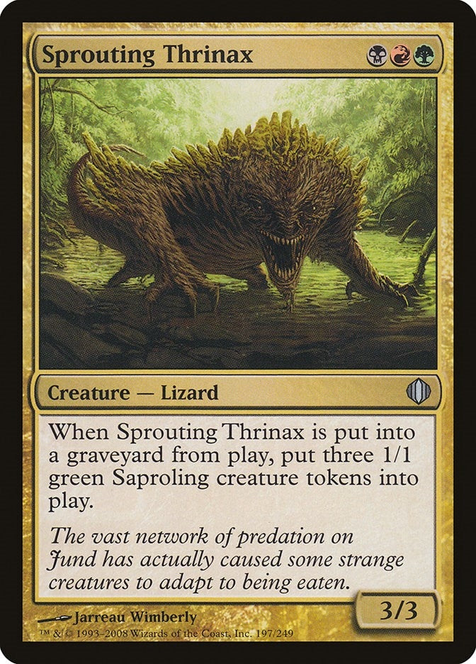 Image for Sprouting Thrinax (197) [Shards of Alara] - Magic: The Gathering