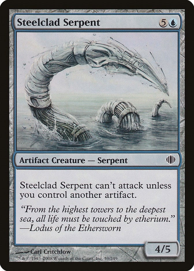 Image for Steelclad Serpent (59) [Shards of Alara] - Magic: The Gathering