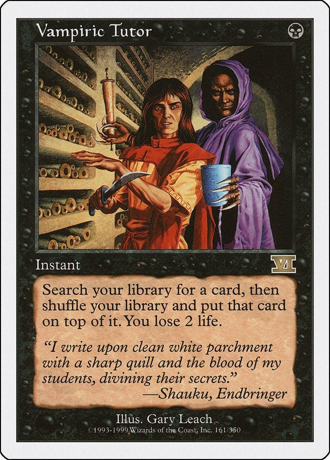 Image for Vampiric Tutor (161) [Classic Sixth Edition] - Magic: The Gathering