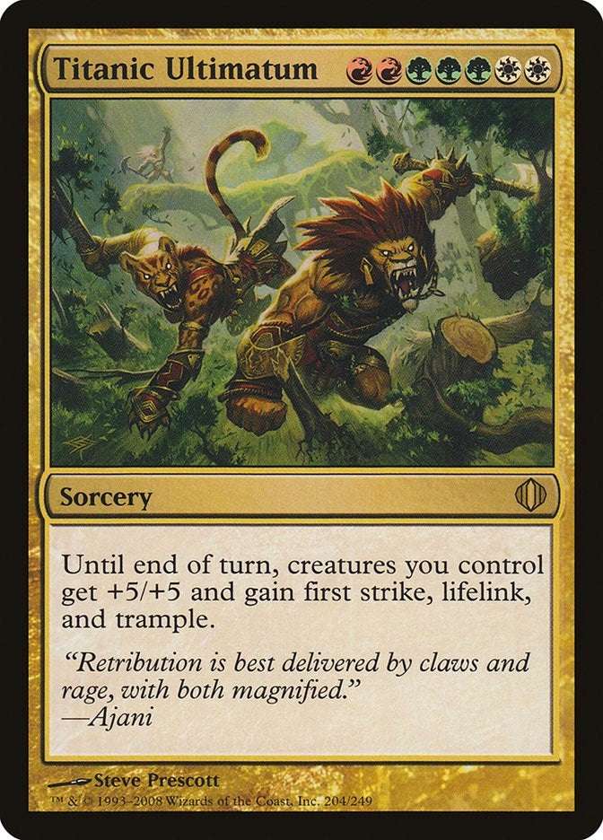 Image for Titanic Ultimatum (204) [Shards of Alara] - Magic: The Gathering