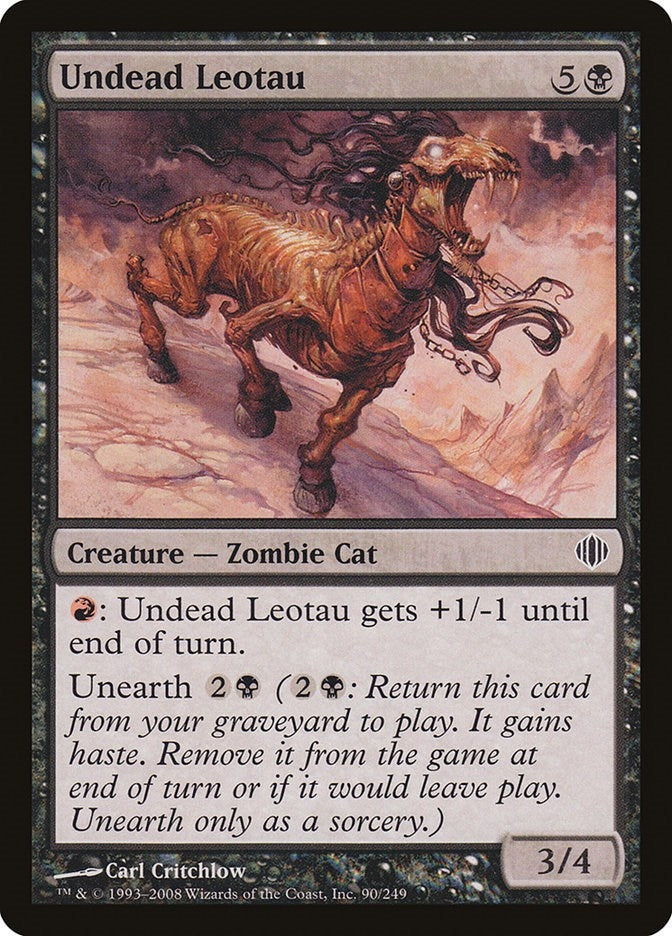 Image for Undead Leotau (90) [Shards of Alara] - Magic: The Gathering