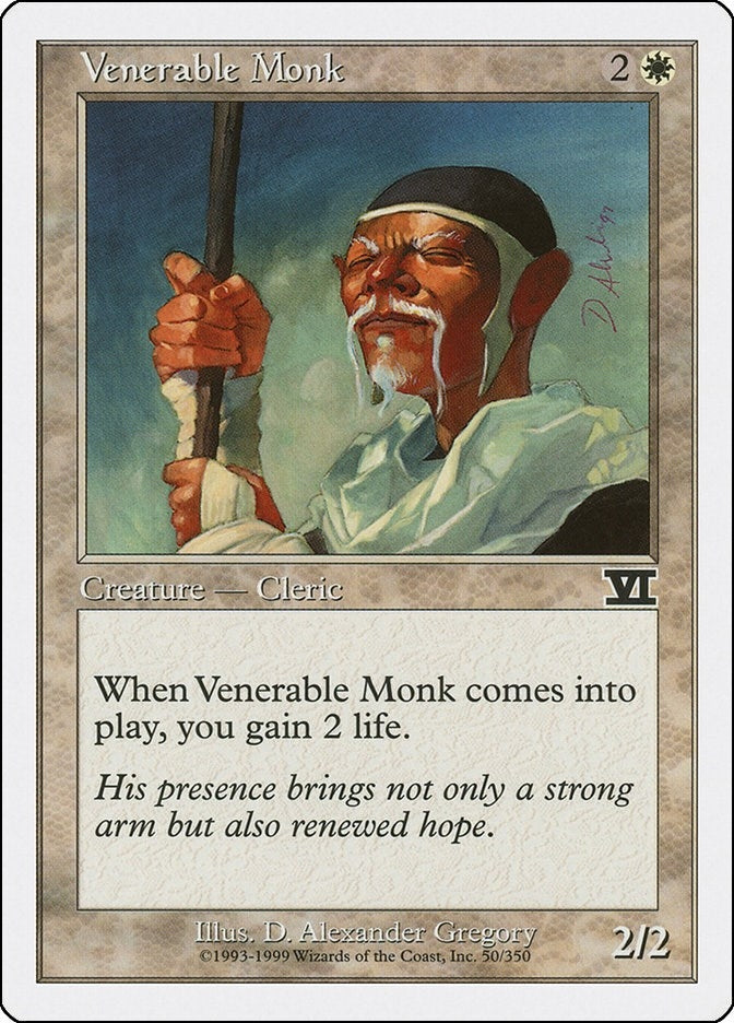 Image for Venerable Monk (50) [Classic Sixth Edition] - Magic: The Gathering