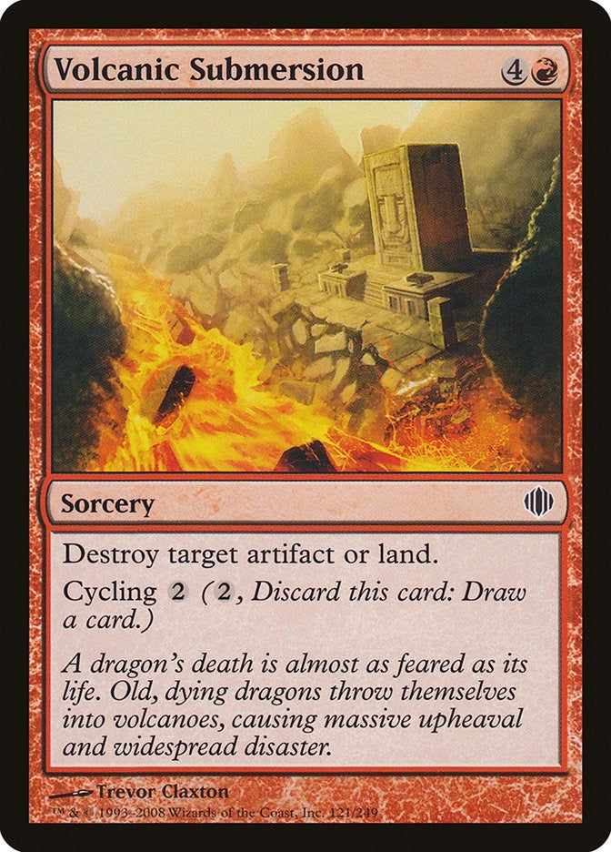 Image for Volcanic Submersion (121) [Shards of Alara] - Magic: The Gathering